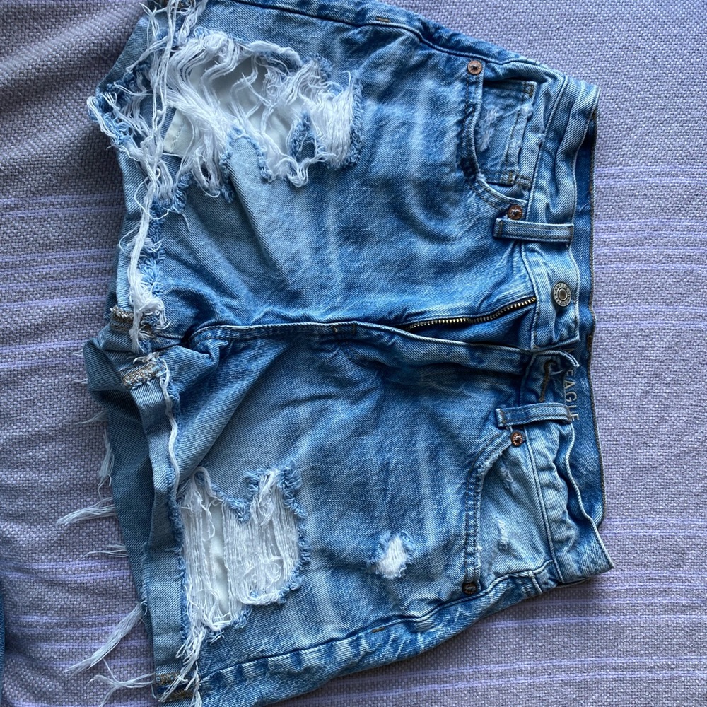american eagle mom shorts high waisted